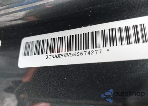 2019 Chevrolet Equinox Ls из США, поврежденный, VIN 3GNAXHEV5KS674277